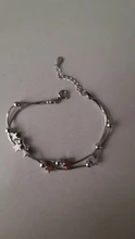 NEHZY-pulsera de plata de ley 925 para mujer, joyería de moda de alta calidad, pulsera simple cuadrada retro de 20CM de longitud