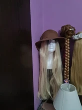 LOUIS FERR-pelucas sintéticas de pelo largo ondulado para mujeres negras, ombré, vino tinto, con flequillo, pelo resistente al calor, estilo africano y americano