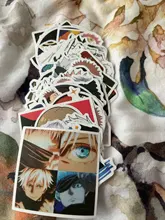 Pegatinas impermeables de Anime Jujutsu Kaisen para casco de motocicleta, pegatinas de dibujos animados para equipaje, 10/30/50/100 Uds.