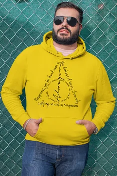 

Angemiel Wear Mirver Asa Yellow Men 'S Hooded Sweatshirt