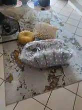 Jaju Baby-nido de bebé hecho a mano especial, Alfombra de juego retráctil de diseño gris