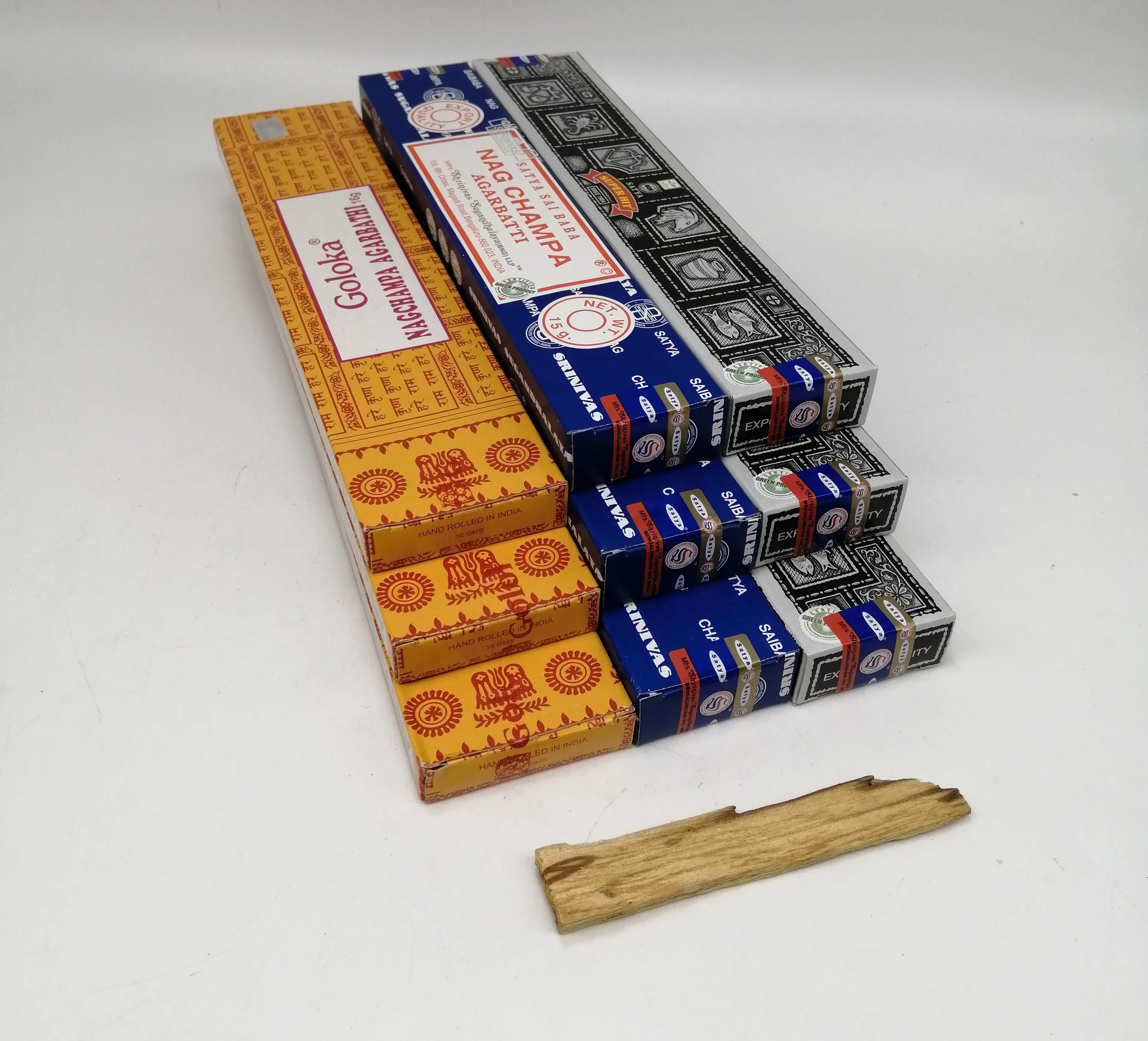 Satya Nag Champa Goloka Agarbatii Super Hit 15 Boxen Palo Santo Cadeau Originele 2022 Serie Handgemaakt Met Natuurlijke Ingrediënten Uit De Twee Belangrijkste Fabrieken In India