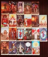 Cartas de Tarot y guía, juego de adivinación del destino, cubierta para fiesta, vacaciones, juegos de mesa