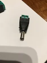 5 Juegos de 10 Uds. De cámaras, 2,1mm x 5,5mm, adaptador de enchufe hembra y macho, toma de corriente continua, color verde