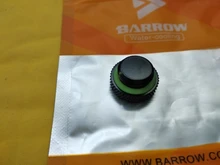 Barrow TZS1-A02 G1/4, conector refrescante de agua acrílica, se pueden usar monedas para girar el conector, color blanco, negro, plateado y dorado