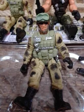 Figuras de acción de soldados del ejército para niños, juguete con arma militar, 6 unids/set, envío directo