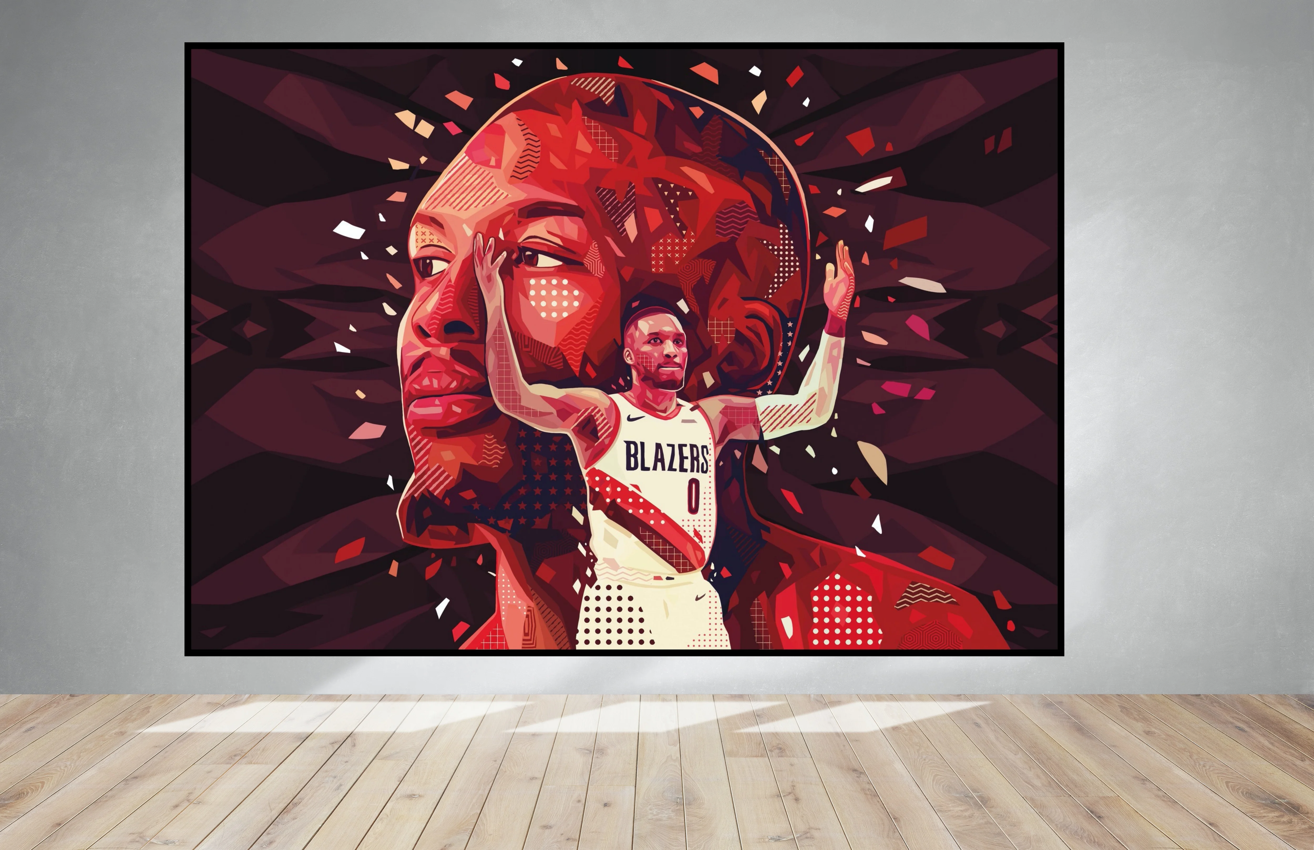 Постер Nba для баскетбола Дамиан лийрд домашний декор гостиной наклейка на стену
