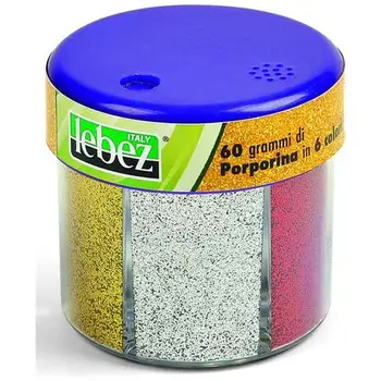 

Barattolino with purpurin by 60 gr in colors AssortitiLEBEZ3.97