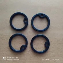 4 Uds placa de identificación de perro militar negro silenciadores de silicona ejército Dogtag silenciador 3.9x3.9x0.4cm