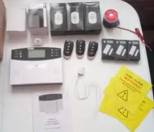 Sistema de alarma para el hogar, kit de sensor de sirena con control remoto, aplicación Android con cable e inalámbrico, LCD de seguridad, PSTN, Wifi y gsm