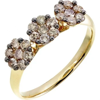 

Sargon jewelry ring with 21 diamonds in Yellow Gold
