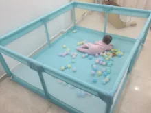 Playpen Foam-Protector Ball-Pit Safety-Fence Baby Kids Childrens Indoor Babies 
