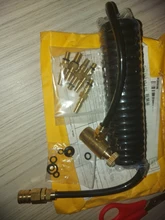 New Airsoft Adapter Set for Green Gas Canisters with Coil Hose