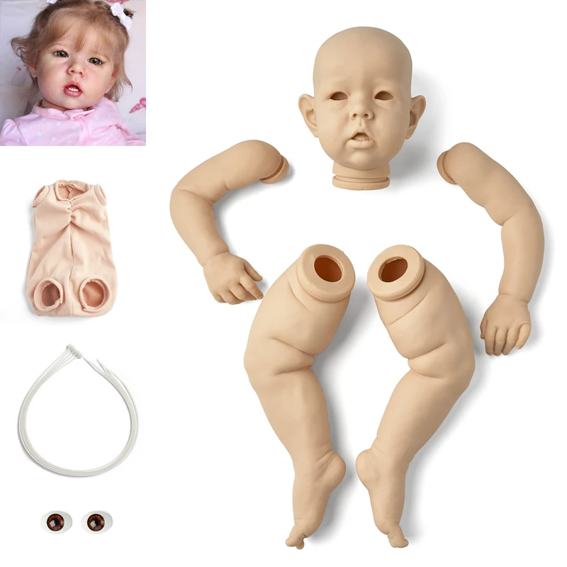 Rbg kit renascer 28 polegadas kit de boneca de vinil bebê renascer liam unpainted unmounted inacabado peças de boneca diy kit de boneca renascer em branco
