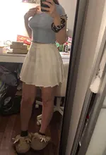 Vestido corto plisado de cintura alta para niñas, falda de tenis, uniforme con pantalones cortos interiores, ropa interior para bádminton, animadora