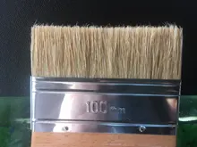 Paquete de 3 pinceles de tiza y cera para pintura, cerdas, brochas de plantilla para muebles de madera, decoración de pared del hogar