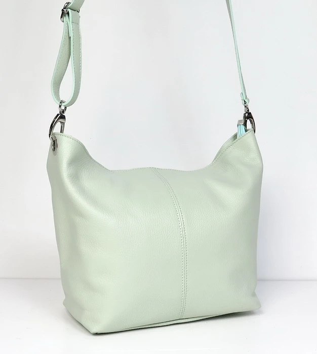 Bolso de piel auténtica para mujer, Bolsa Italiana Vera Pelle art #20014| | -