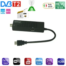 

Haohsat DVB T2PRO Italy Russia HEVC 10Bit DVB C T2 Digital Terrestrial Decoder Supports Tuning USB H.265 MINI T2 TV Set-top Box