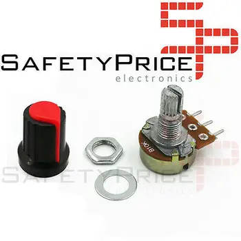 

Linear potenciometer B50K 50k OHM kΩ + embellish boton Arduino knob 16mm