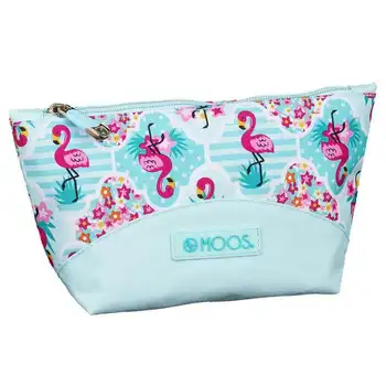 

Moos Flamingo Turquoise toiletry bag