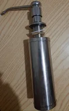 Liquid-Soap-Dispenser Bottle Sink Pump Stainless-Steel Complete Kitchen Counter Deck