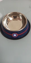 New Pet tableware Stainless Steel Dog Basin Cartoon Dog Bowl Puppy Food Container Cat
