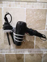 Holder Shelf-Hanger Rack-Stand Storage-Organizer Hair-Dryer Bathroom-Supply Wall-Mounted