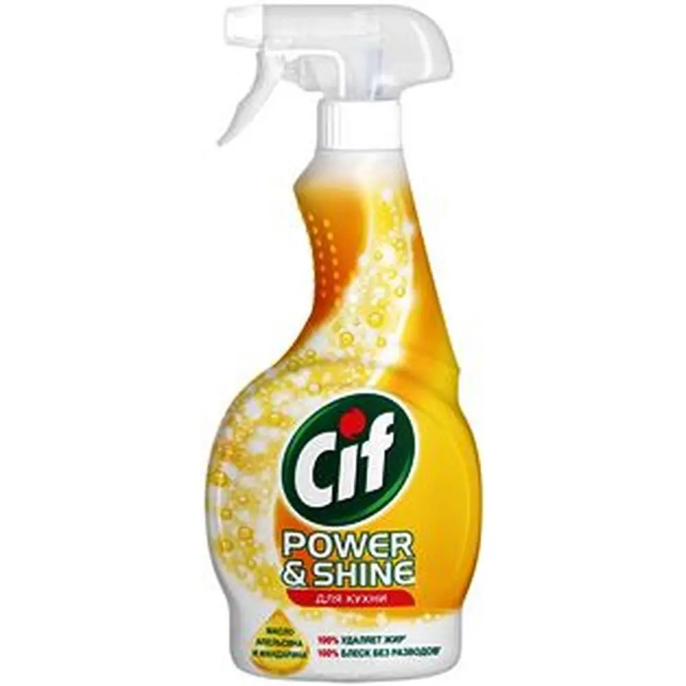 Cif Kitchen Cleaner "power & Shine", With Orange And Mandarin Oil