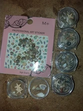 Caja de Mini conchas de estrellas de mar para decoración de uñas, adornos de estrellas de mar, herramientas de manicura, 1/2/5 unidades