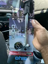 GIYO-Bomba de aire plegable GS-02D de alta presión para bicicleta, hinflador de 300 psi, con palanca, calibrador para horquilla y suspensión trasera, para bicicleta de montaña