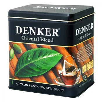 

Tea Denker "oriental blend", black with additives, 25 Pyramids
