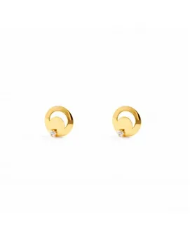 

Earrings Bebe Round Openwork with Cubic Zirconia