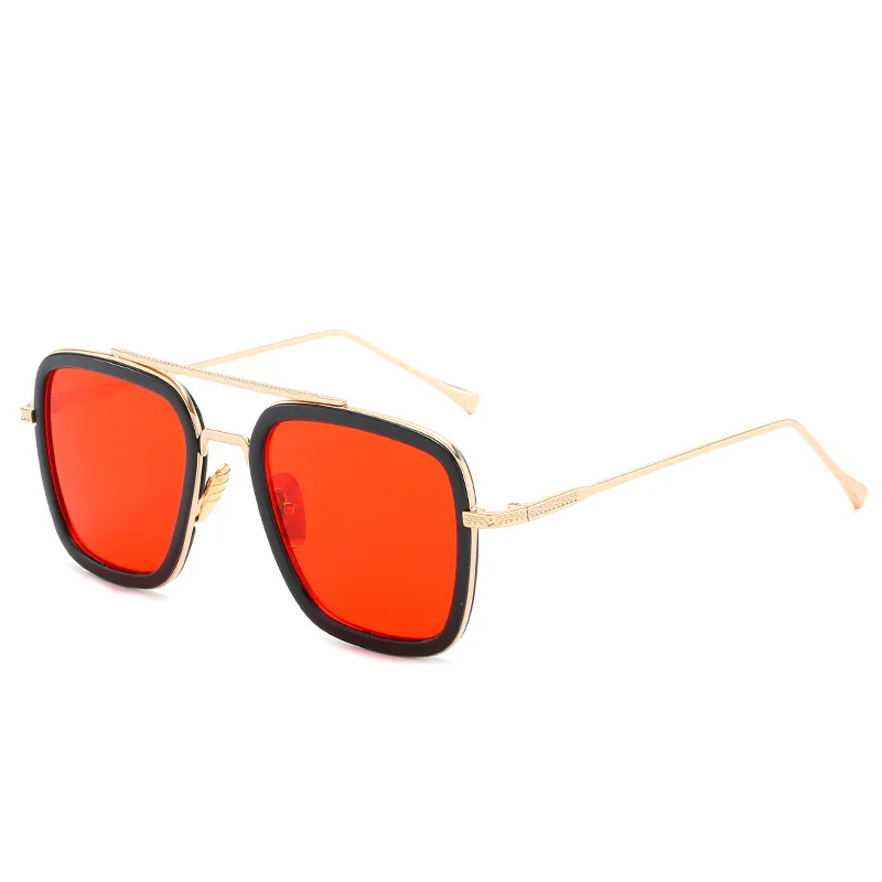 FC OPTICS Elegant Ladies Cat Eye Sunglasses Women Brand Designer Italy Square Sun Glasses Female Gradient Eyewear Shades - Цвет линз: Красный