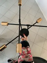 Lighting Ceiling-Lamps Romantic Bedroom Minimalist Modern Golden Warm And Creative Personality