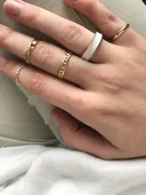 Conjunto de 7 anillos para articulaciones Punk para mujer, joyería minimalista geométrica, anillo dorado redondo de Metal, accesorios para fiesta de boda