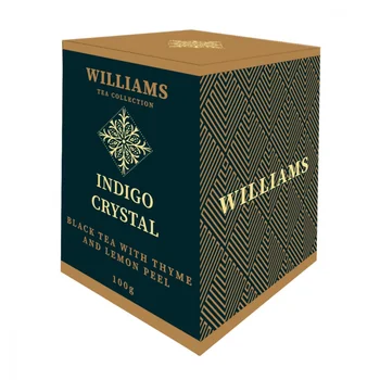 

Tea Williams "Indigo Crystal", black with thyme and lemon zest, 100 gr