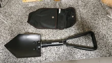 WORKPRO-Pala plegable de táctica militar, pala para acampar al aire libre, herramientas de emergencia de supervivencia