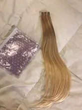 ZURIA-Mini cinta en extensiones de cabello humano, adhesivo Invisible de trama de piel, color mezclado, cabello Real Natural de 12, 16, 20 y 100%