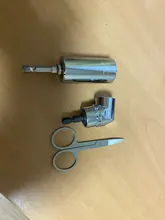 BINOAX-Adaptador de taladro eléctrico Universal, llave de trinquete con agarre de enchufe de 7mm-19mm y controlador de 105 grados de ángulo recto, extensión de taladro eléctrico B