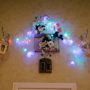 

Гирлянда Neon-Night Айсикл (бахрома) светодиодный, 1,8 х 0,5 м, прозрачный провод, 230 В, RGB