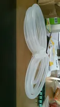 Tubo de silicona de grado alimenticio, manguera de goma Flexible transparente de 2 a 21mm, resistente al calor, para agua potable, 1 metro