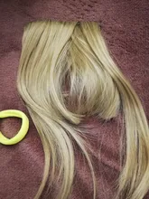 Leeons-postizo corto de pelo sintético para mujer, postizo resistente al calor, con flequillo, corto Natural, pinzas para el pelo, color negro