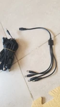 Uds cámara de seguridad CCTV 1 DC hembra a 2/3/4/5 macho adaptador de Cable de alimentación conector de Cable divisor para tira de LED
