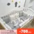 Комплект в кроватке, постельное белье, боковины в кроватке мамдис