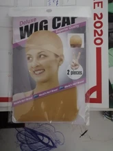 2 unidades/Paquete de gorro de peluca, red para tejer, redes para peluca, malla para peluca elástica, gorra para hacer pelucas, tamaño libre