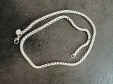 18/20/24inch Chain Necklace Jewelry Wedding-Engagement 925-Sterling-Silver Woman AGLOVER