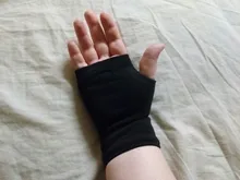 Guantes de algodón finos para ciclismo, manguitos de medio dedo para deportes, invierno y otoño, 1 par