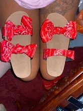 Bandana deslizante para mujer, sandalias con lazo de vaca, desteñido, grafiti, Flast, calzado plano, venta al por mayor, 2020