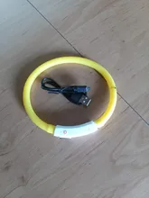 Collares de luz LED para perros de compañía, collares luminosos recargables y parpadeantes para perros de noche, Collar luminoso USB, decoración para el cuello que brillan en la oscuridad