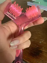 Masaje de barbilla adelgazante, rueda de masaje de barbilla con diseño de la rueda de pluma Irregular, rodillo de vibración belleza Facial, palo de masaje